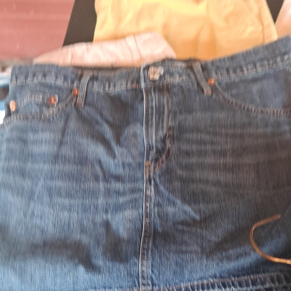 GAP Blue Skirt with Classic Denim Texture